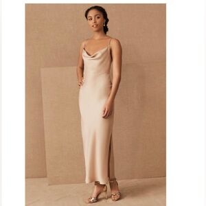 Sachin + Babi Cali Satin Midi Dress